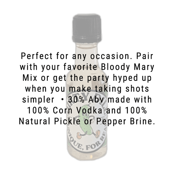 Dirty Dill Pickle Vodka Shot 50ml 12 pack