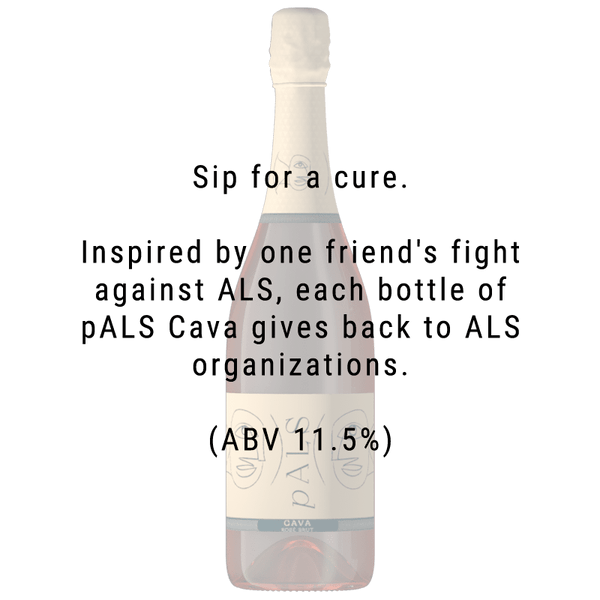 Drink Cava NV pALS (People with ALS) Cava Rose Brut 750mL