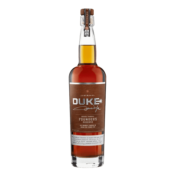 Duke Double Barrel Founders Reserve Rye Whiskey 750ml