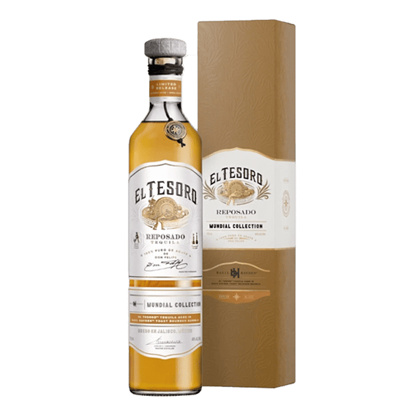 El Tesoro Tequila Reposado Mundial Collection: Basil Hayden Toast Edition 750mL