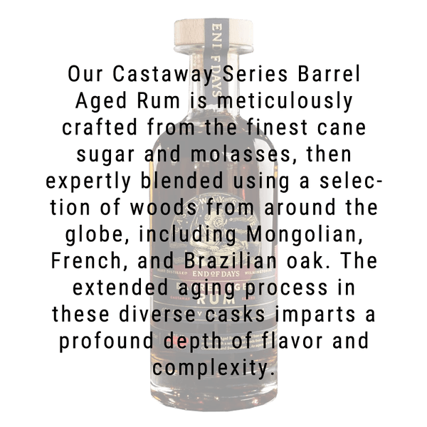 End of Days Castaway Series Barrel Aged Rum 750mL