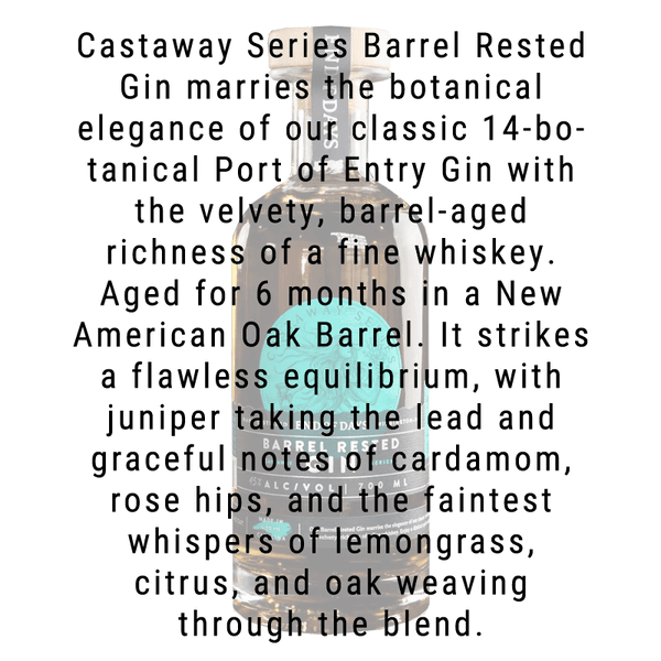 End of Days Castaway Series Barrel Rested Gin 750mL