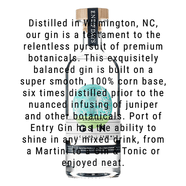 End of Days Port of Entry Gin 750mL
