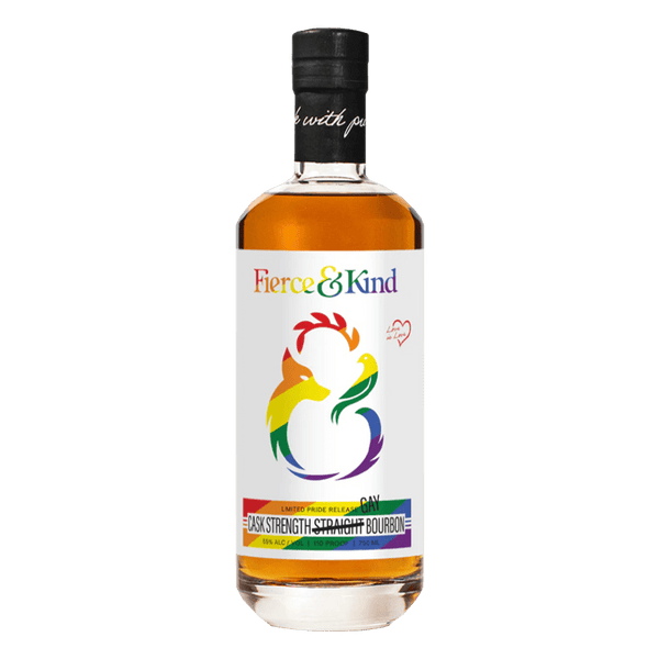 Fierce and Kind Pride Edition Single Barrel Cask Strength Straight Bourbon Whiskey 750ml