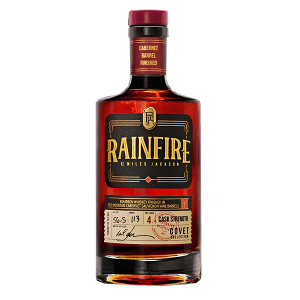 Firewater Distillery Rainfire Bourbon Whiskey Finished in Cabernet Sauvignon Barrels 750mL