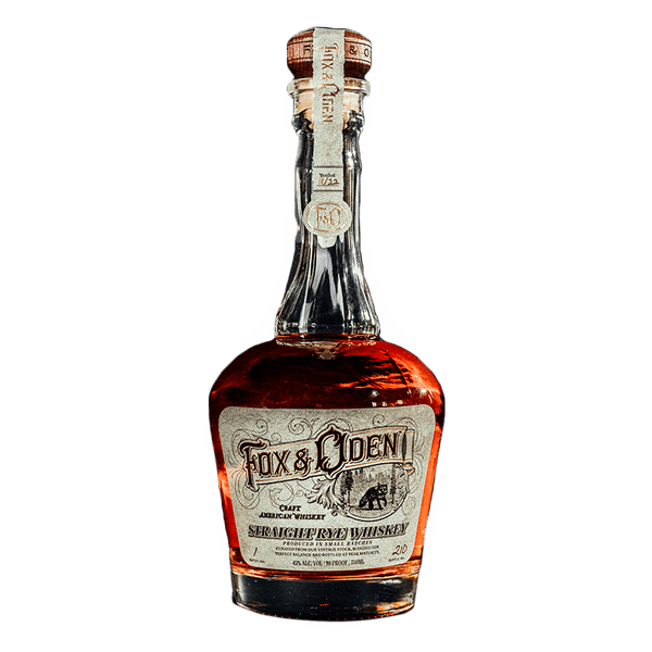 Fox & Oden Straight Rye Whiskey 750mL