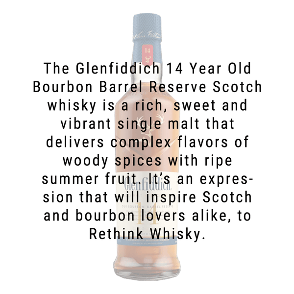 Glenfiddich 14 Year Old Bourbon Barrel Reserve Single Malt Scotch Whisky 750mL