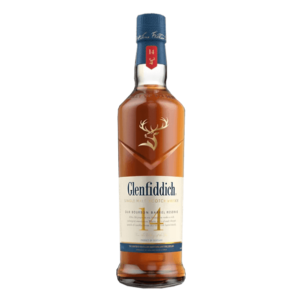 Glenfiddich 14 Year Old Bourbon Barrel Reserve Single Malt Scotch Whisky 750mL