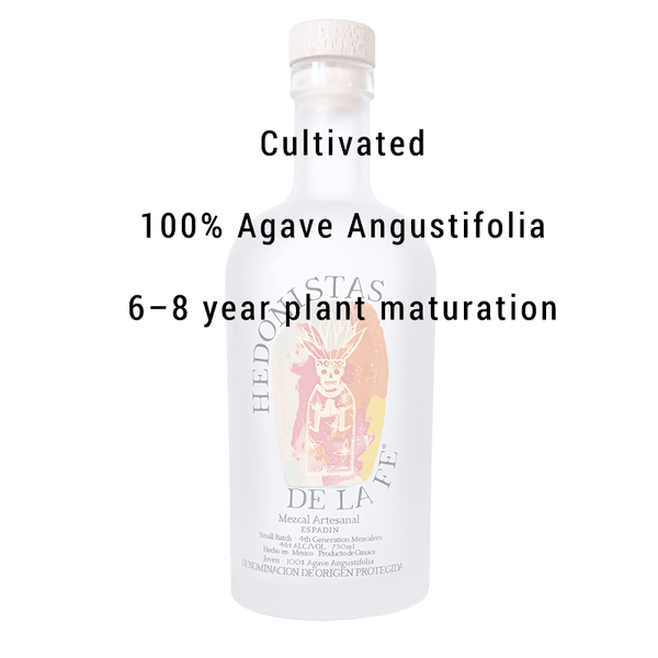 Hedonistas De La Fe Espadin Mezcal 750ml
