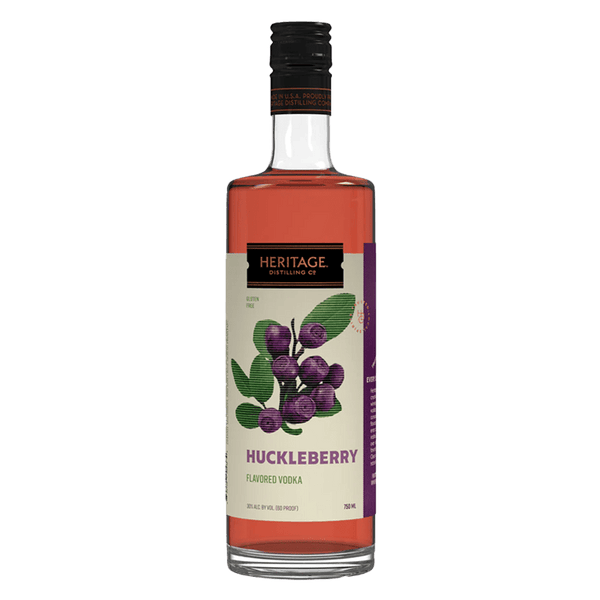 Heritage Distilling Huckleberry Flavored Vodka 750mL