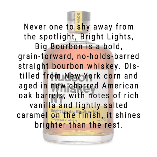 Hudson Bright Lights, Big Bourbon Whiskey 750mL