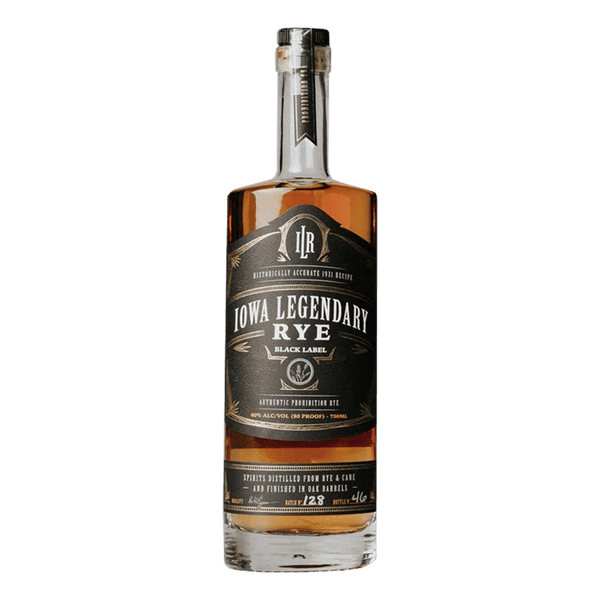 Iowa Legendary - Black Label Rye 750mL