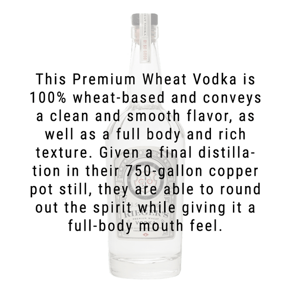 J Rieger & Co. Premium Wheat Vodka 750mL