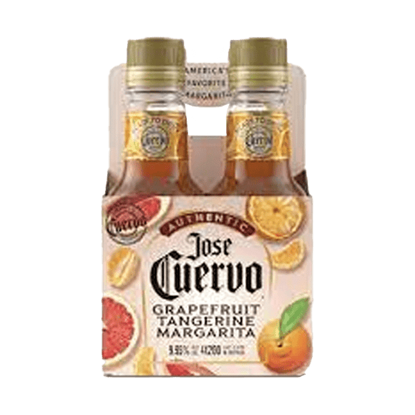 Jose Cuervo Authentic Grapefruit Tangerine  Margarita 200mL 4 Pack
