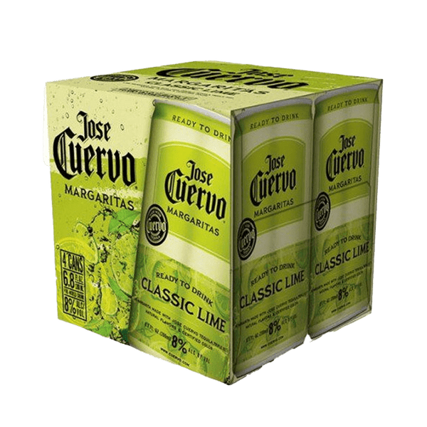 Jose Cuervo Authentic Sparkling Margarita 200mL 4 Pack