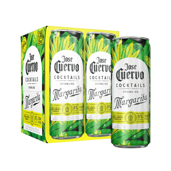 Jose Cuervo Authentic Sparkling Margarita 355mL 4 Pack