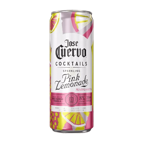 Jose Cuervo Authentic Sparkling Pink Lemonade 355mL 4 Pack