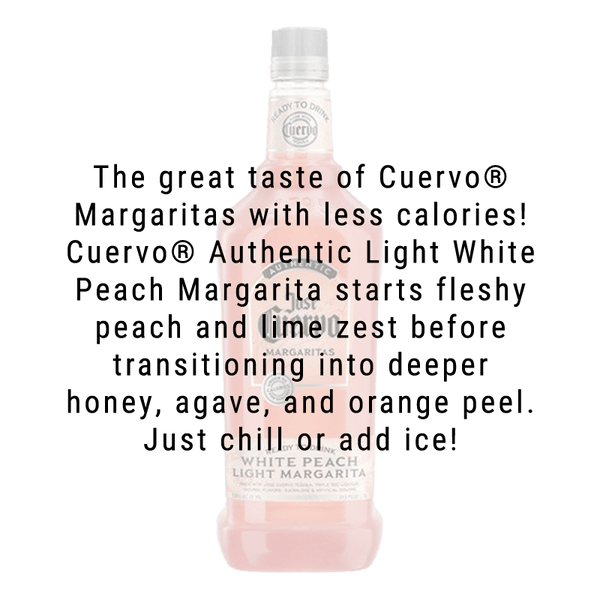 Jose Cuervo Authentic White Peach Light Margarita 1.75L