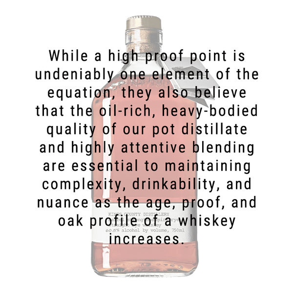 Kings County Distillery Barrel Strength Empire Rye Whiskey 750mL