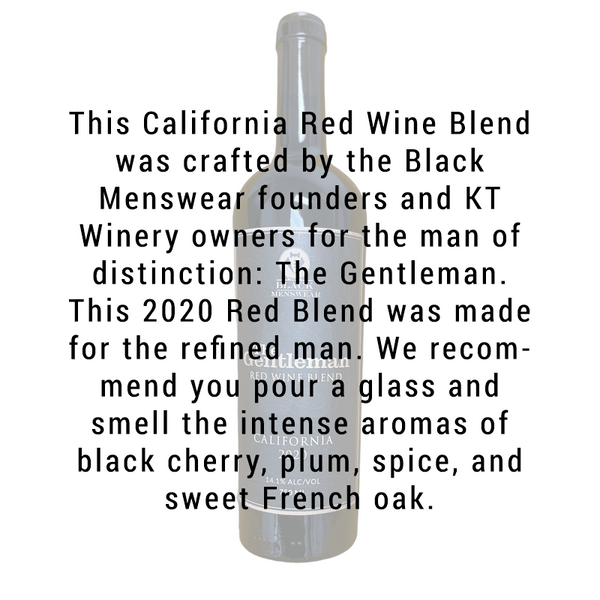 KT Winery The Gentleman Red Wine Blend 750mL