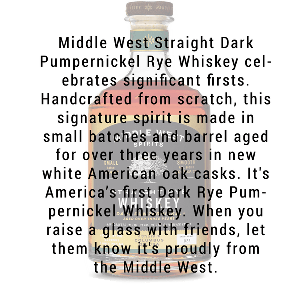 Middle West Spirits Dark Pumpernickel Rye 750mL