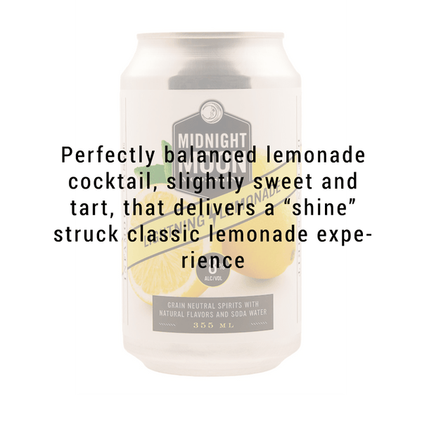 Midnight Moon Lightning Lemonade Cocktail 4 pack