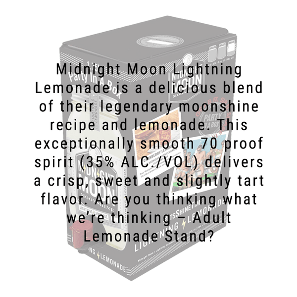Midnight Moon Party in a Box Lightning Lemonade Moonshine 1.75L