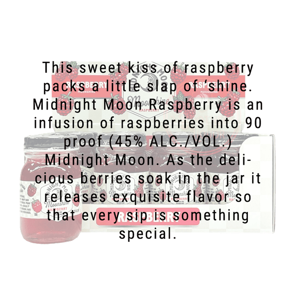 Midnight Moon Raspberry Moonshine 50mL 12 pack