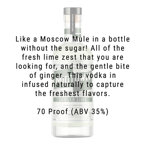 Midtown Spirits Ginger Lime Vodka 750mL