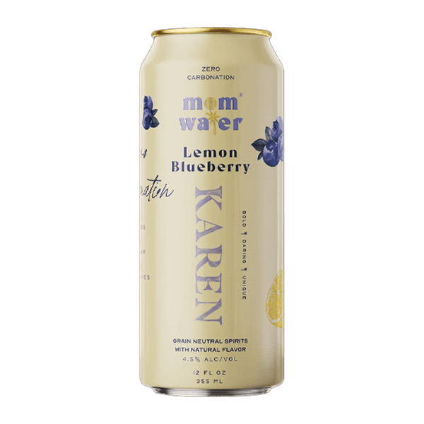 Mom Water Karen - Lemon Blueberry Cocktail 12.oz 4 Pack