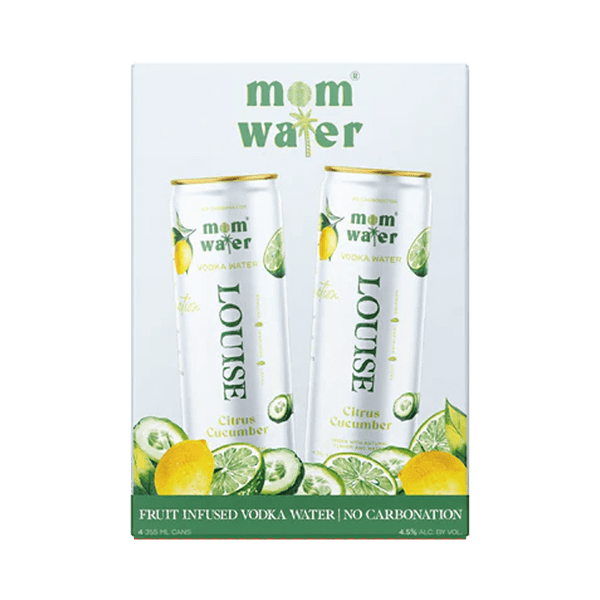 Mom Water Louise - Citrus Cucumber 12.oz 4 Pack