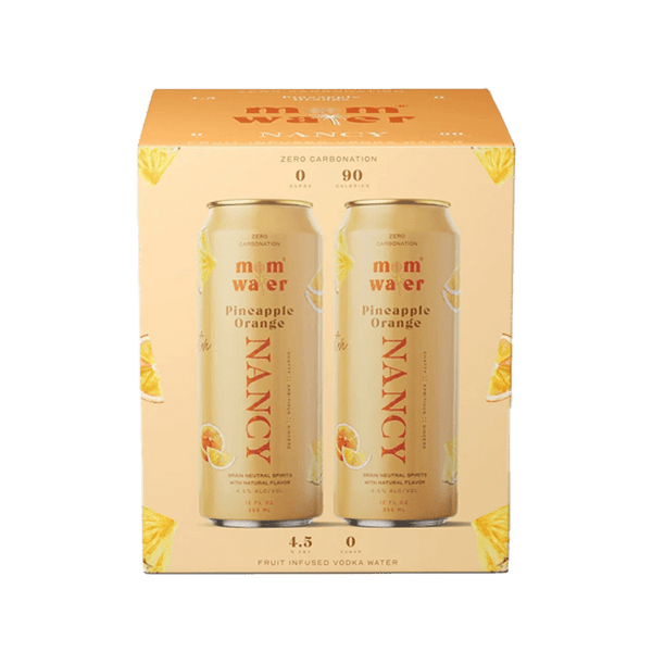 Mom Water Nancy - Pineapple Orange Cocktail 12.oz 4 Pack