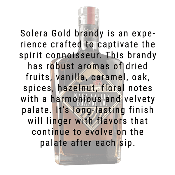 Napa Valley Brandy Co. Solera Gold Brandy 750ml