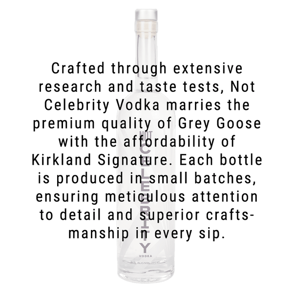 Not Celebrity Vodka 750ml