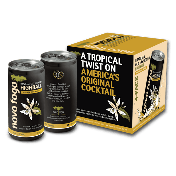 Novo Fogo Brazilian Old Fashioned Highball 4 Pack