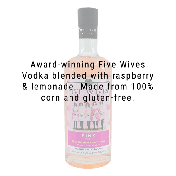 Ogden's Own Distillery Five Wives Pink Vodka 750ml