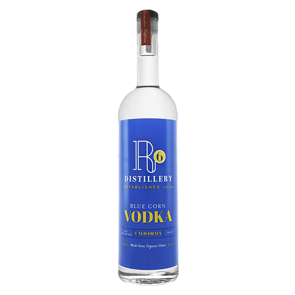 R6 Distillery Blue Corn Vodka 750mL
