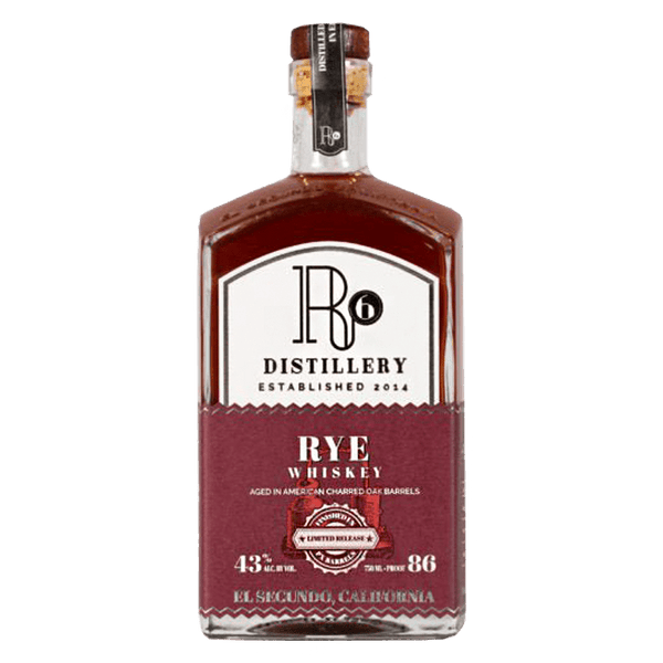 R6 Rye Whiskey PX Barrels 750mL