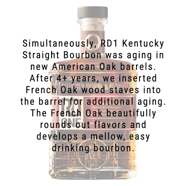 RD One Small Batch Kentucky Straight Bourbon Finished With French Oak 750mL
