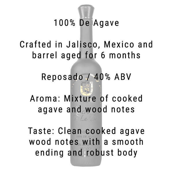 Reserva De La Torre Reposado Tequila 750ml