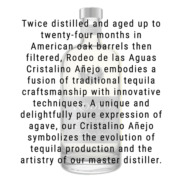 Rodeo De Las Aguas Tequila Cristalino 750mL