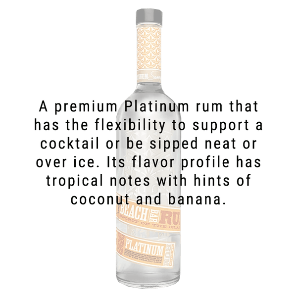 Sammy's Beach Bar Platinum Rum 750mL