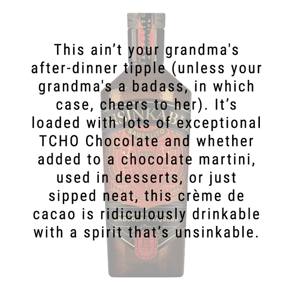 Sausalito Liquor Company Unsinkable Chocolate Liqueur 750ml