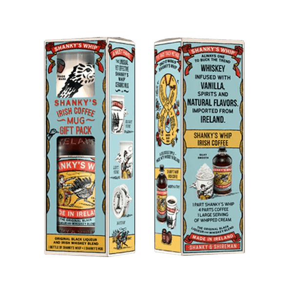 Shanky's Whip Vanilla Whiskey with Coffee Mug Gift Pack 750ml