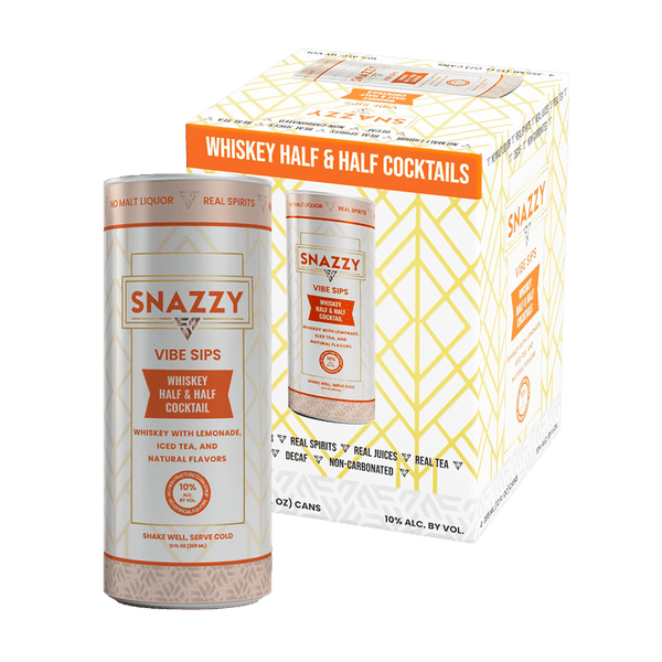 Snazzy Whiskey Half & Half Cocktail 4 Pack
