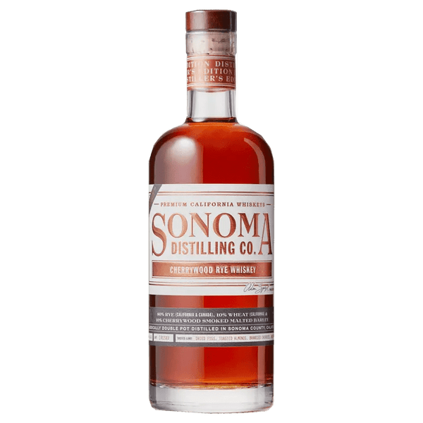 Sonoma Distilling Distiller's Edition Cherrywood Rye Whiskey 750mL