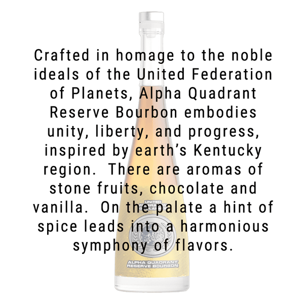 Star Trek Alpha Quadrant Reserve Bourbon 750mL