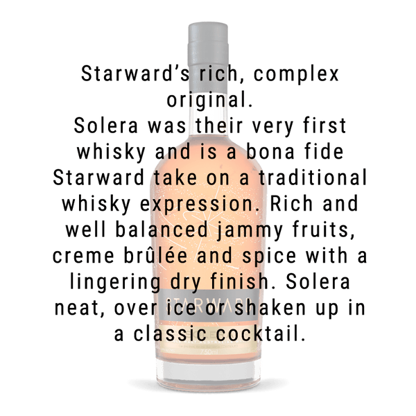 Starward Solera Single Malt Whisky 750mL