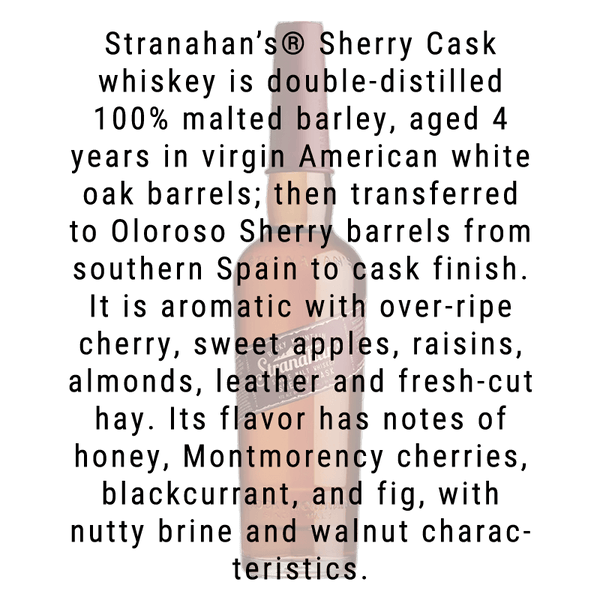 Stranahan's Sherry Cask Single Malt Whiskey 750mL