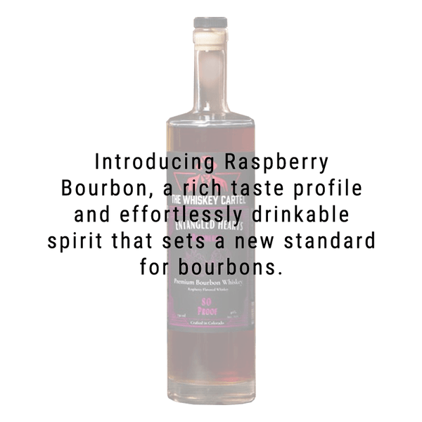The Whiskey Cartel Entangled Hearts Raspberry Whiskey 750mL